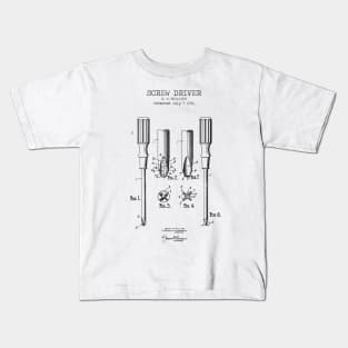 SCREWDRIVER patent Kids T-Shirt